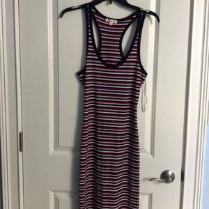 Red, White & Blue Striped Sun Dress